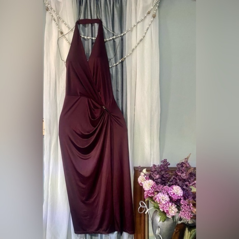 Victoria’s Secret cocktails long dress size S (dark wine color)